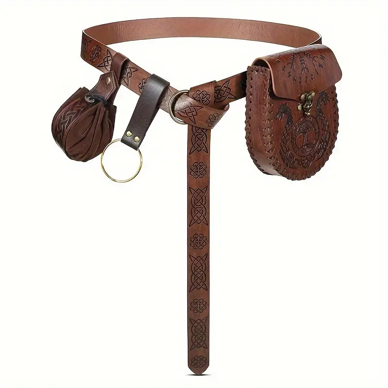Cross Border Medieval Belt suit Fanny Pack Viking Vintage Coin Purse cosplay Halloween Playing Accessories Cross Border Medieval Belt suit Fanny Pack Viking Vintage Coin Purse cosplay Halloween Playing Accessories
