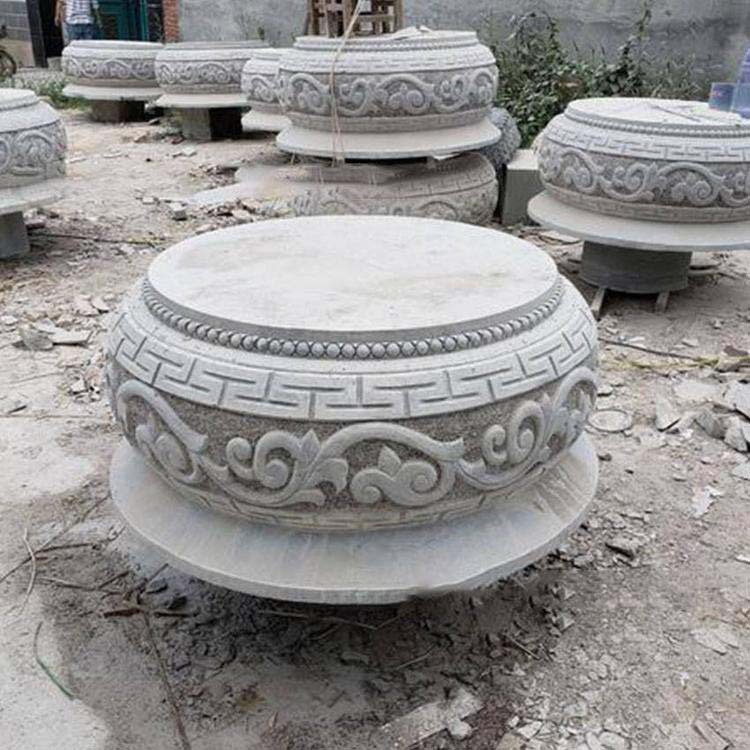 古代柱础石,清代石柱础,古代柱础_大山谷图库