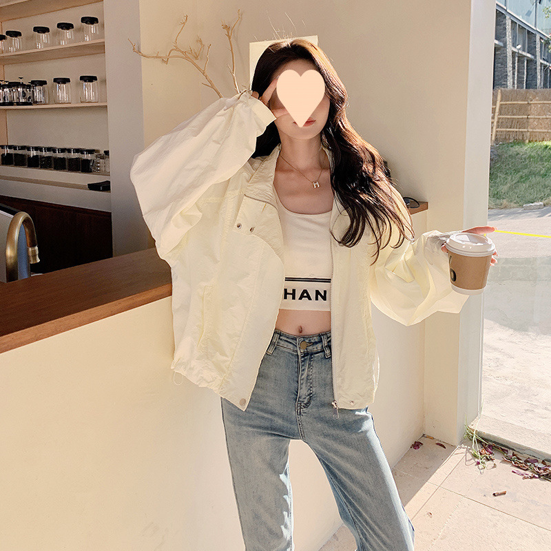 春秋薄款韓系休閒薄外套女短款2025新款百搭學院風棒球服夾克上衣