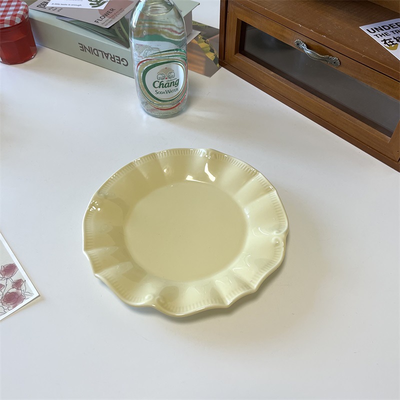 노란색 부싯돌 디스크 (약 20cm)