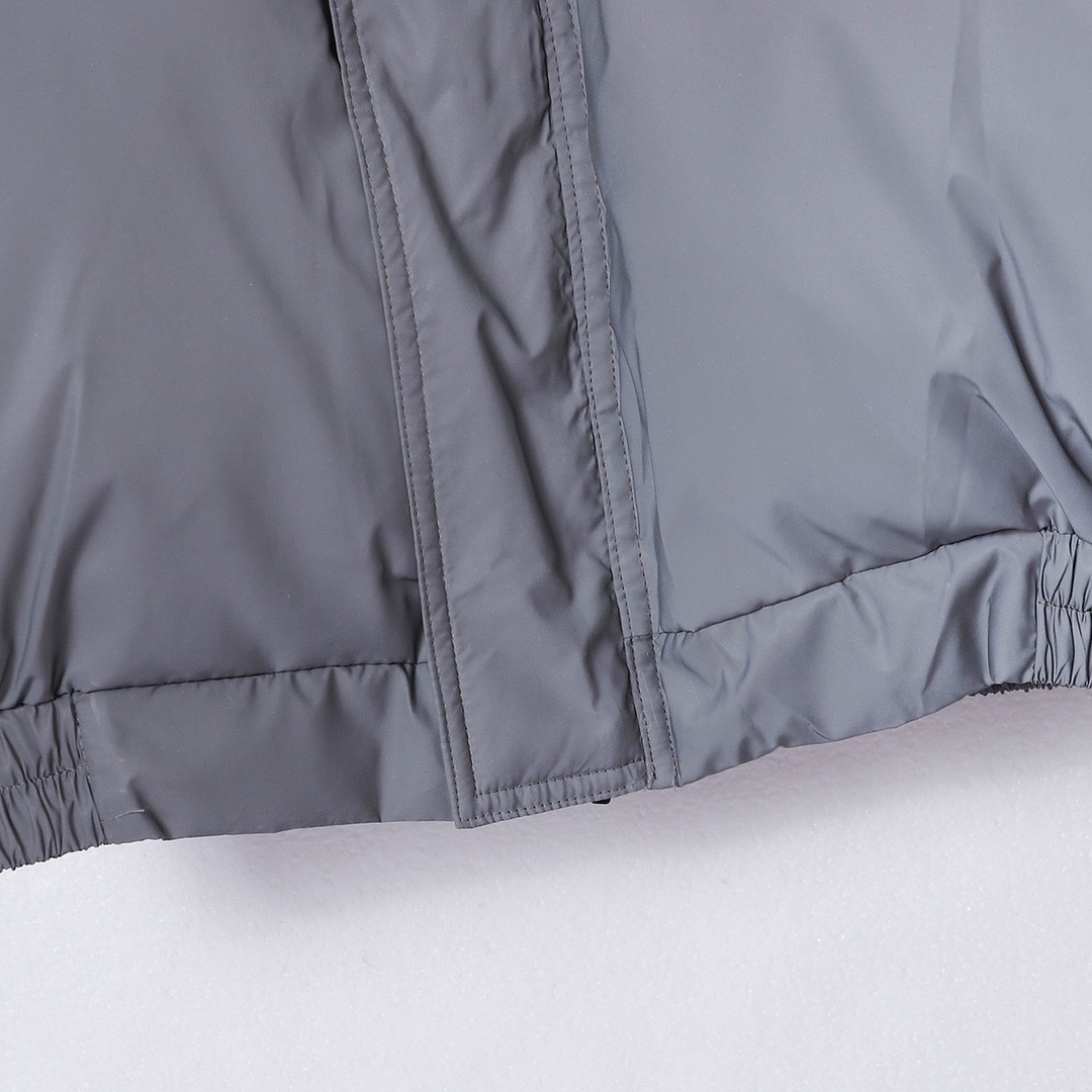 Men's Reflective Puffer Jacket Warm High Street Winter Coat_voghion.com