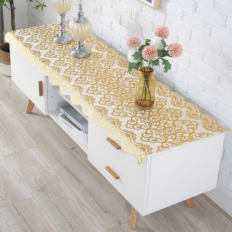 Pvc Tv Cabinet Tablecloth Rectangular Waterproof, Oil-Proof, Anti-Scalding, No-Wash Bedside Table, Shoe Cabinet, Wine Cabinet Cover