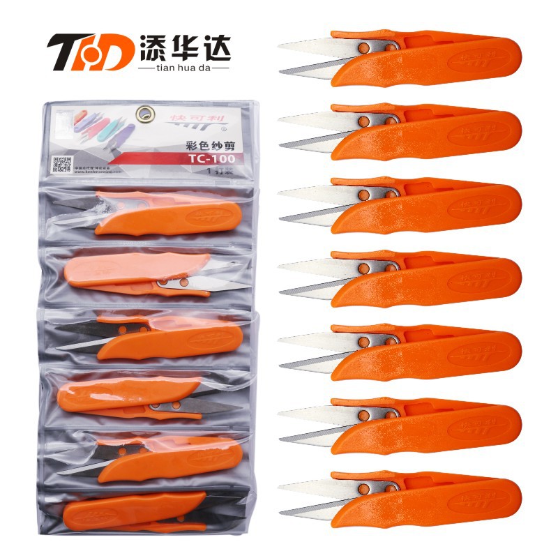 快可利TC-100纱剪刀小剪刀小线剪服装剪裁缝剪刀十字绣剪刀剪线剪