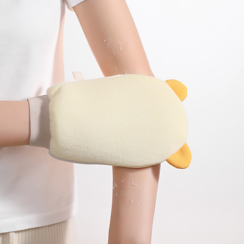 Belleza guantes de baño para la piel guantes de baño para el baño doméstico guantes de baño para el baño guantes de ducha