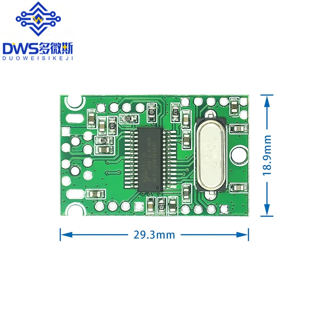USB2.0 expansion module HUB hub 1: 4 1 Drag 4 interface to connect development board free drive