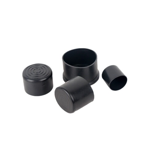 Round pipe plastic sleeve circular plastic sleeve PVC soft rubber black table and chair protective anti-slip foot mat steel pipe foot cover