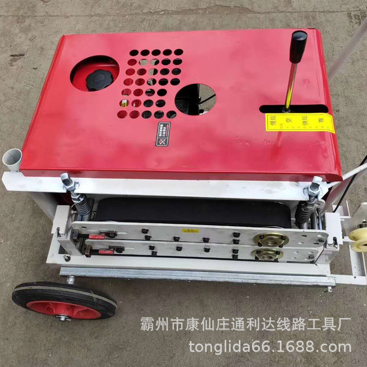 全自动光缆牵引机 光纤电缆输送机 电信拉线布线机 电动汽油机型