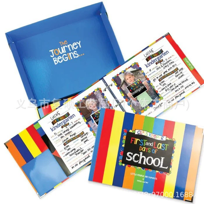 Новые трансграничные Easiest School Days Memory Books Keepsake Школьный дневник книга