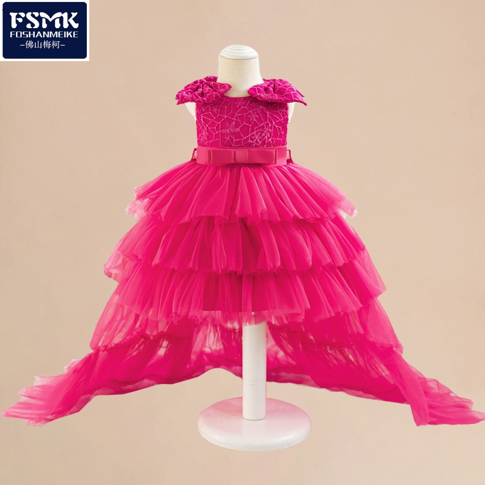 Nuevos vestidos de princesa niñas de cola, vestidos de niños, vestidos de niños, vestidos de anfitriones de piano