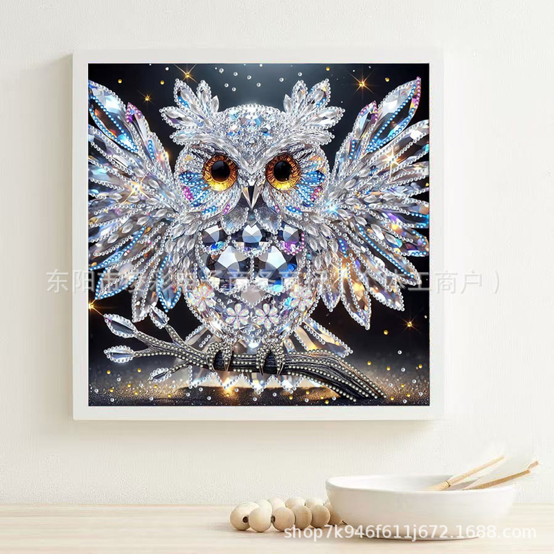 Cross-Border Bright Diamond Painting, Handmade DIY Adhesive Painting, Rhinestone Painting, Source Factory, Sparkling Diamond Painting, Crystal Rhinestones, Bright Diamonds