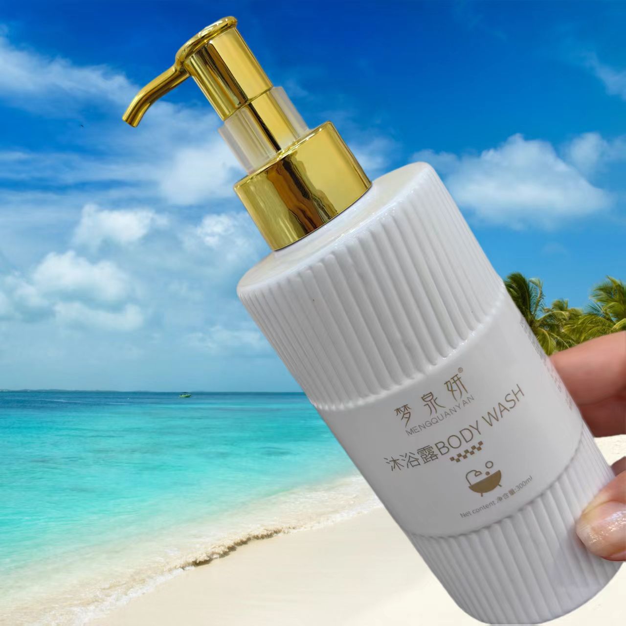 Long-Lasting Fragrance Shower Gel, Low Foaming, Moisturizing and 