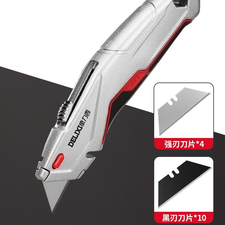 Cuchillo multiusos plegable de alta resistencia cuchillo eléctrico industrial para cables papel tapiz hoja retráctil