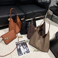 慵懒松弛感托特包大容量包包女高级感通勤单肩包腋下水桶包电脑包