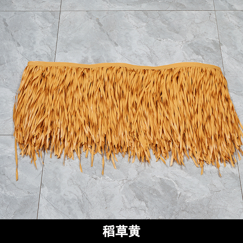 Скрученный ротанг соломенно-желтый【 1m * 0.5m 】