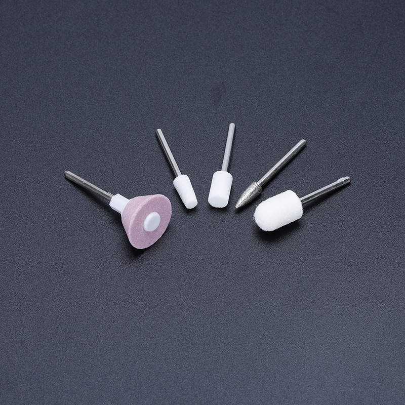 Juego de brocas para uñas de cinco piezas del fabricante, accesorios para taladro de uñas, juego de brocas para uñas de 5 piezas, pulidor de uñas de 2,35 mm