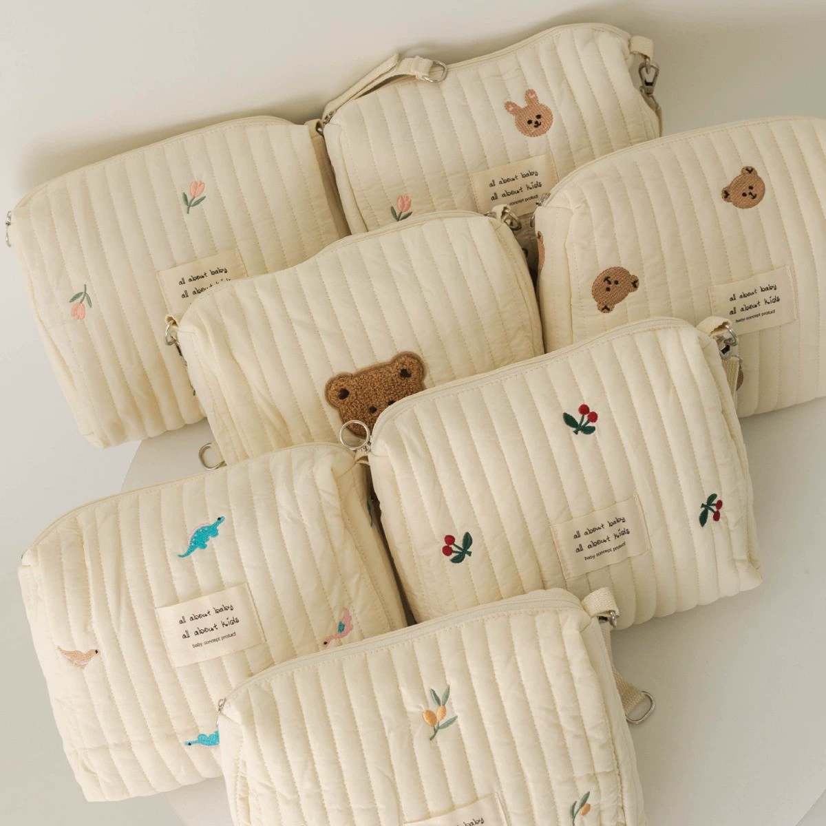 Спотовая молния вышивка Yanmian сумка сумка для мамы детская тележка сумка для подгузника сумка для путешествий портативный мешок для ткани