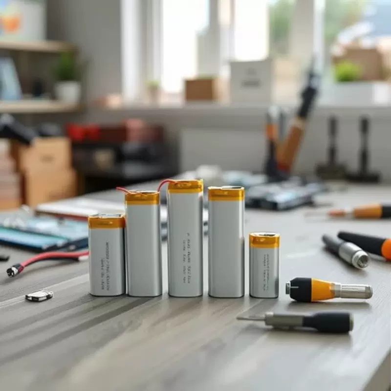 智能眼镜电池400826多功能小型电子产品自行车小灯锂电池