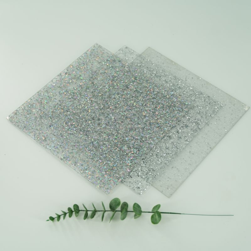 【源头工厂】高品质亚克力全透半透微透葱粉板 亚克力PMMA闪葱板