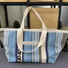 Xiyin's Popular Woven Tote Bag Large Capacity Straw Beach Bag 2025 New Bag Women's Big-Name Shoulder Bag