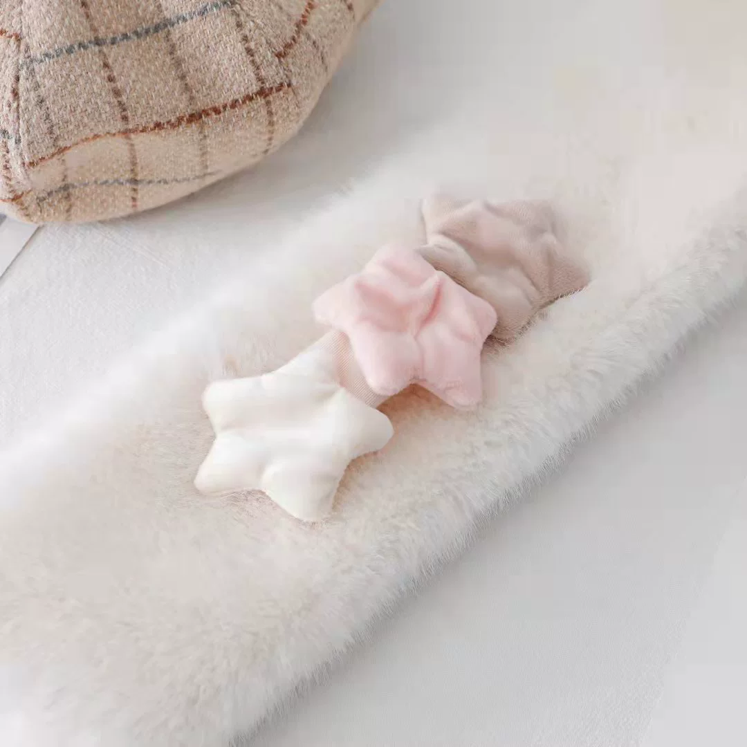 Demi-season cute keep warm brand scarf, increased thickness