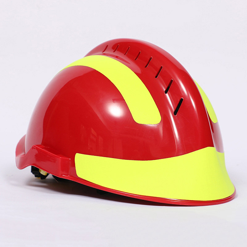 Forest fire emergency rescue helmet with goggles emergency safety helmet high strength ABS protective cap 2