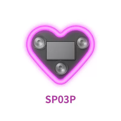 Car Heart-Shaped Light, Solar-Powered Wireless Decorative Light, Led Warning Light, Triangular Window Rear Window Car-Mounted Fun Atmosphere Light (Other Automotive Exterior Supplies) - 1-pink-love-lamp