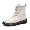 Martens, fleece winter fashionable low boots English style platform, internet celebrity, British style