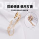 Magnetic Hem Clips for Fixing Shorts and Pants, Anti-Magnetic Seam Clips for Securing Long Sleeves and Pant Legs
