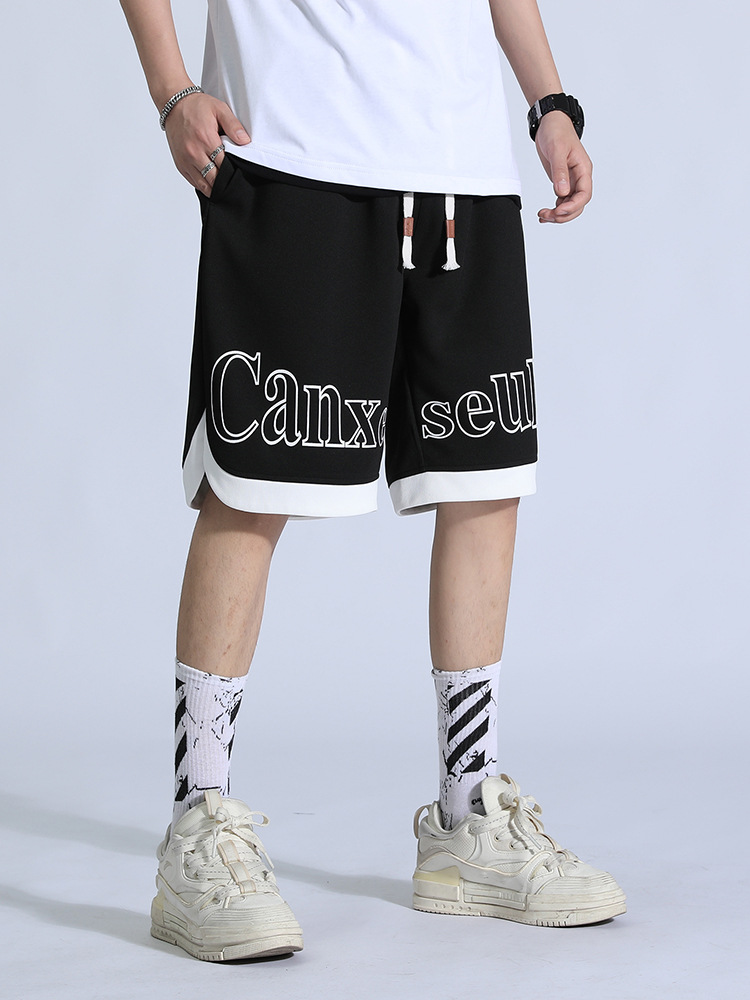 Ligero personalizado Diy imagen logo verano casual pantalones cortos sueltos jóvenes hombres moda casual pantalones cortos