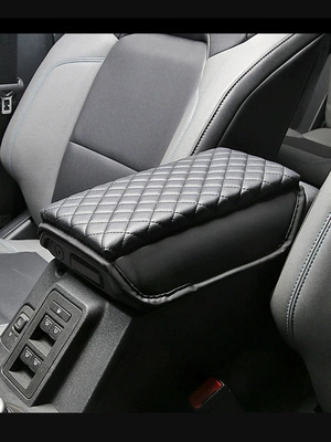 Suitable for Bronco Ford Armrest Box Protective Cover, Armrest Box Pad, Car Central Armrest Heightening Pad (Armrest box pad) - argyle