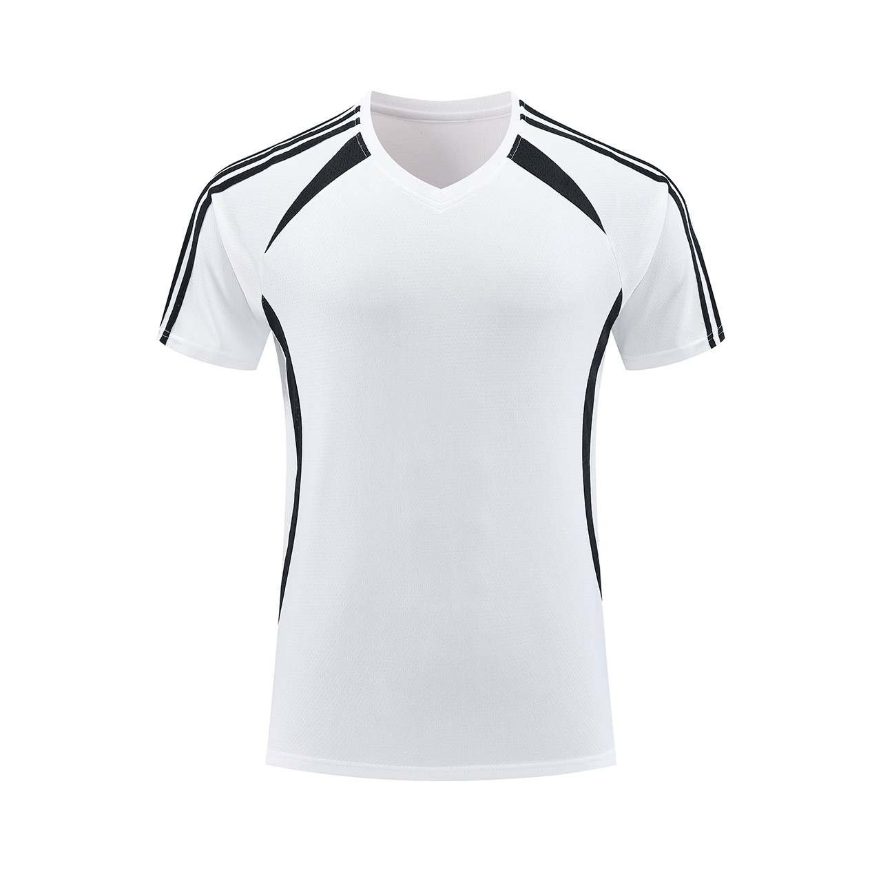 Hombre deportivo ocio mangas cortas T gran agujero de ventilación color combinado ropa de trabajo de secado rápido impresión logotipo camiseta ropa deportiva fitness
