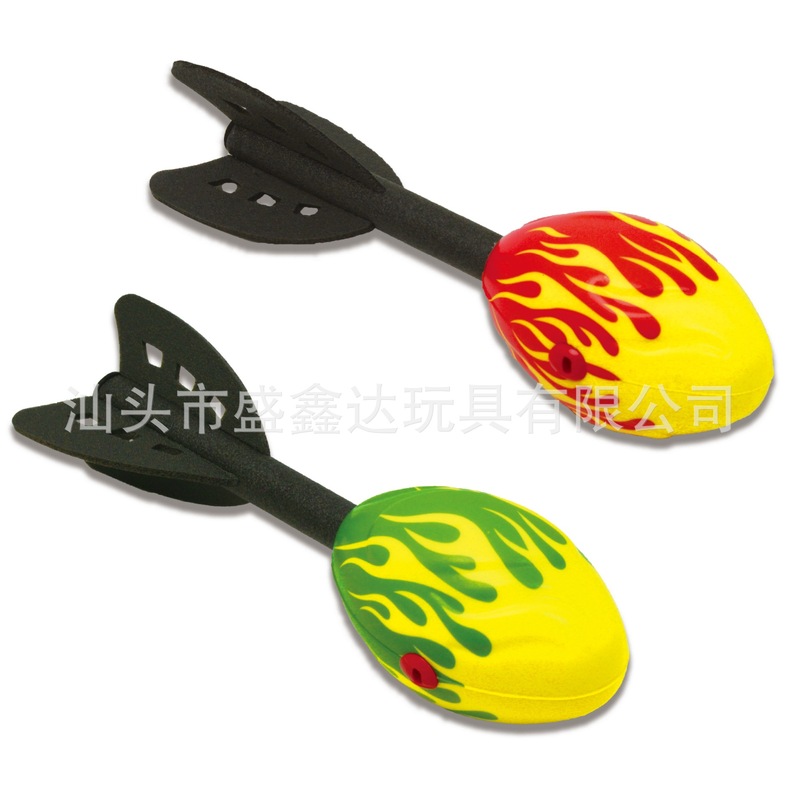 跨境亚马逊户外PU飞弹口哨发泡火箭弹彩虹飞镖运动玩具体育用品|undefined