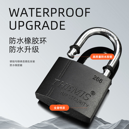 Hardware lock manufacturer curved ball lock, spray paint computer key lock, dormitory drawer copper lock core single lock iron hanging lock