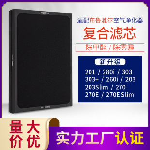 Filter Element Adapted to Cloth. Luyal Air Purifier 203/303/270E Composite Type