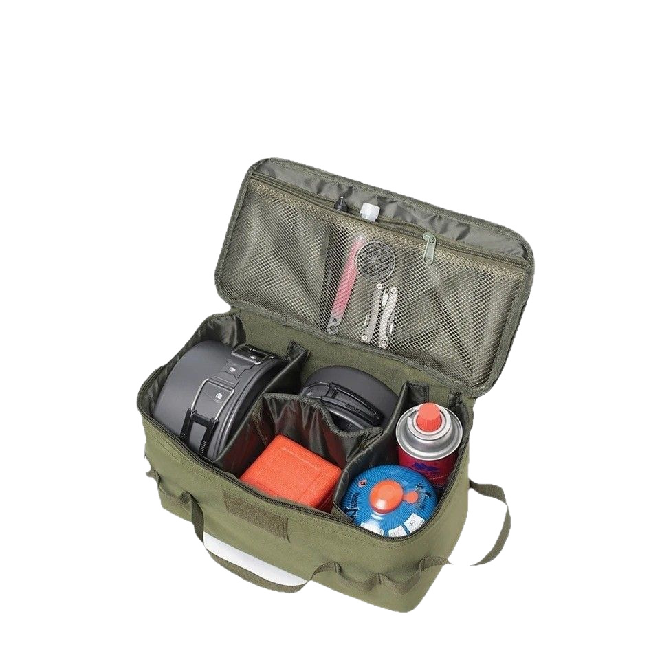 Bolsa de camping al aire libre para fanáticos militares, picnic de camping, bolsa de almacenamiento de herramientas portátil plegable, bolsa de herramientas de almacenamiento ligero, gran capacidad