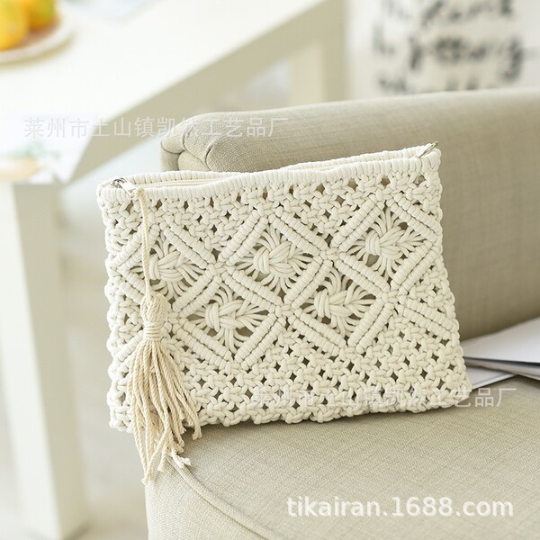 New Simple Liu Su Hand Hand Hands Bags Retro Hand Hand Cotton Woven…