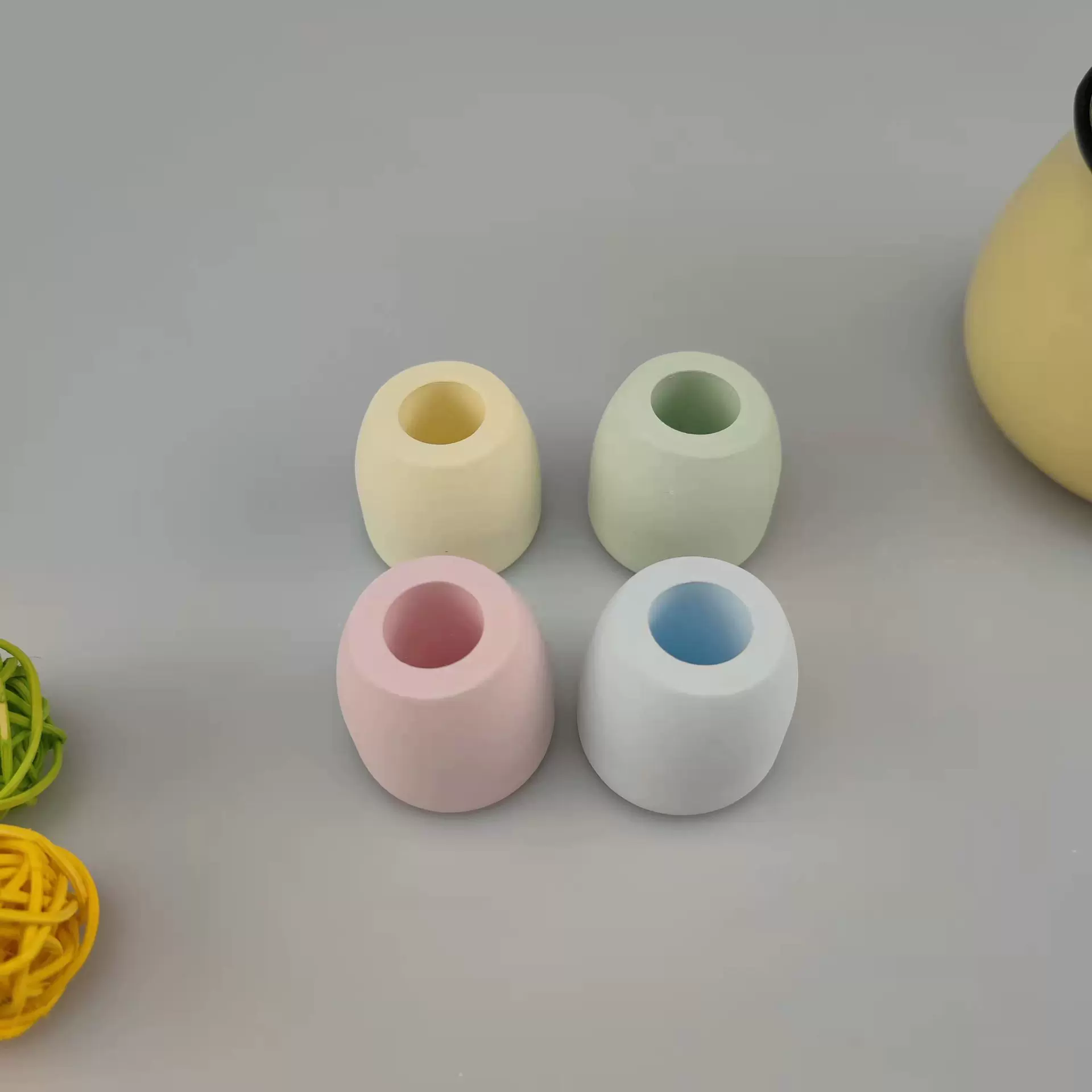 定制北欧ins风家居卫生间用品硅藻泥牙刷架吸水硅藻土牙刷垫