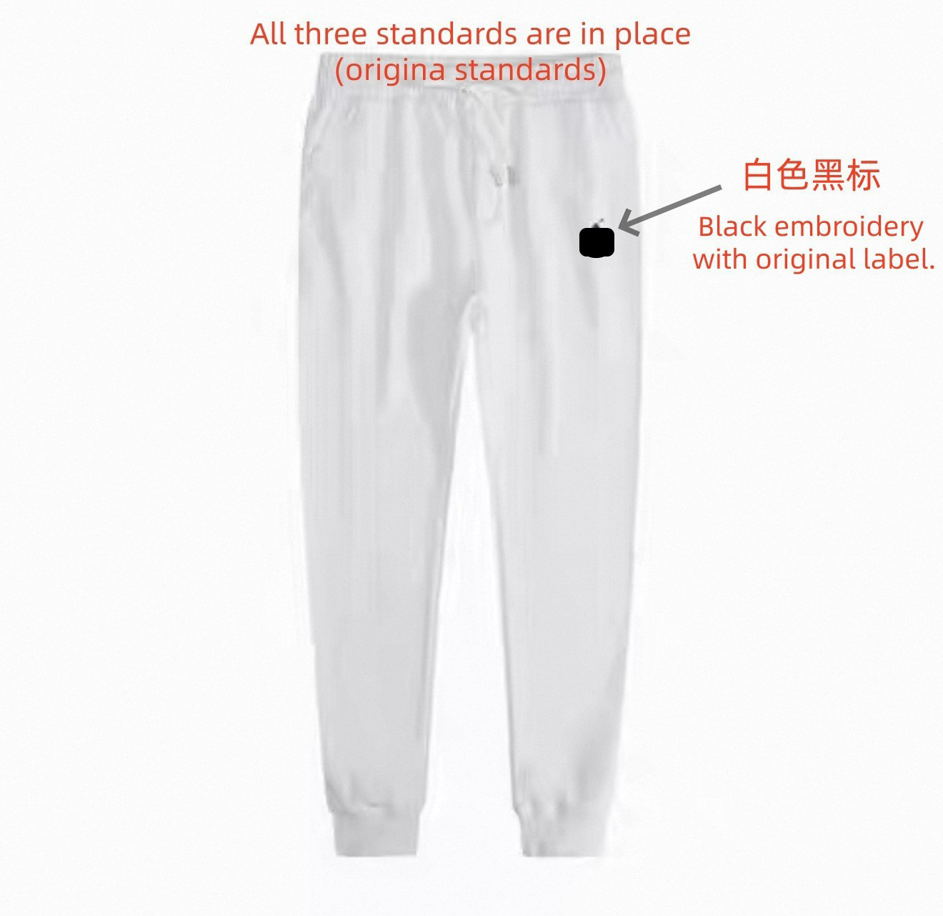 White trousers