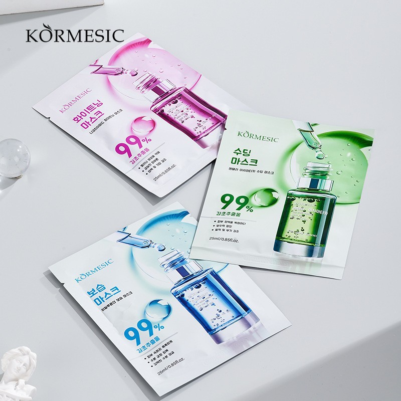 KORMESIC máscara facial hidratante y calmante, máscara facial, cuidado facial, comercio exterior transfronterizo, venta al por mayor