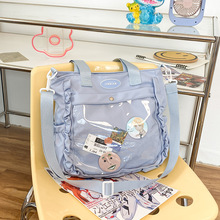 日系ins风百搭二次元漫展痛包娃包 休闲学生大容量单肩斜挎包包女