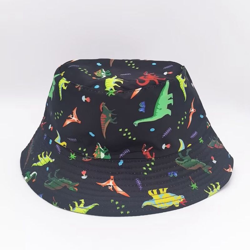 Printed Fisherman's Men and Women Spring/Summer Korean Edition Fun Double sided Sunshade for Students Traveling_voghion.com