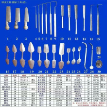 铸造工具不锈钢翻砂造型工具铸造厂用压勺刮刀竹梗提勾钢批秋叶