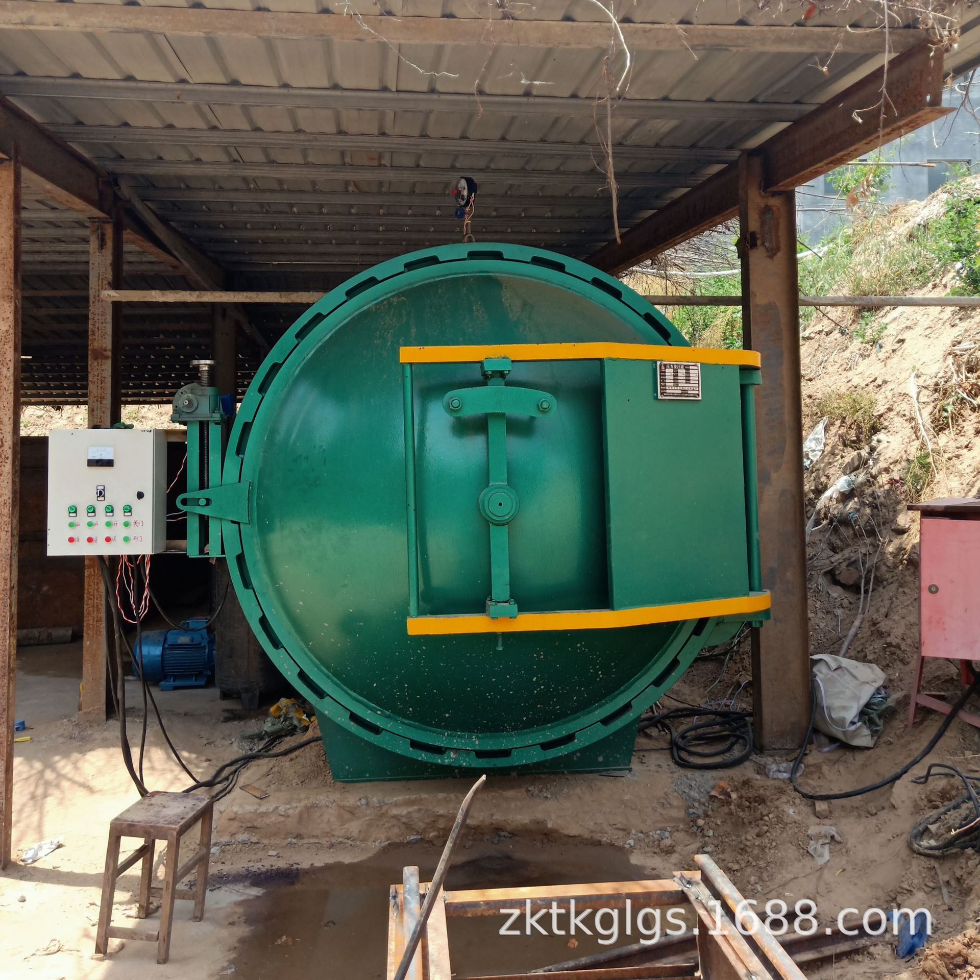 厂家直销23款木材防腐阻燃罐压力浸注 木材防腐真空处理设备报价