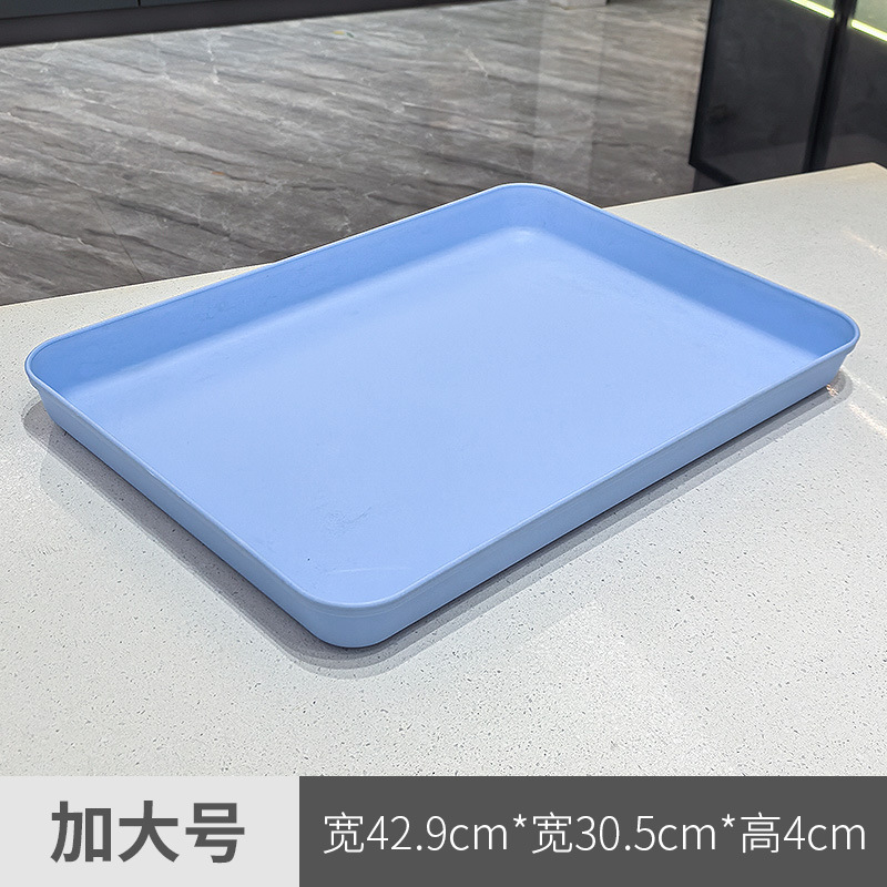 長方形のプラスチックはトレーのホテルの家庭用のお茶を深めます。|undefined