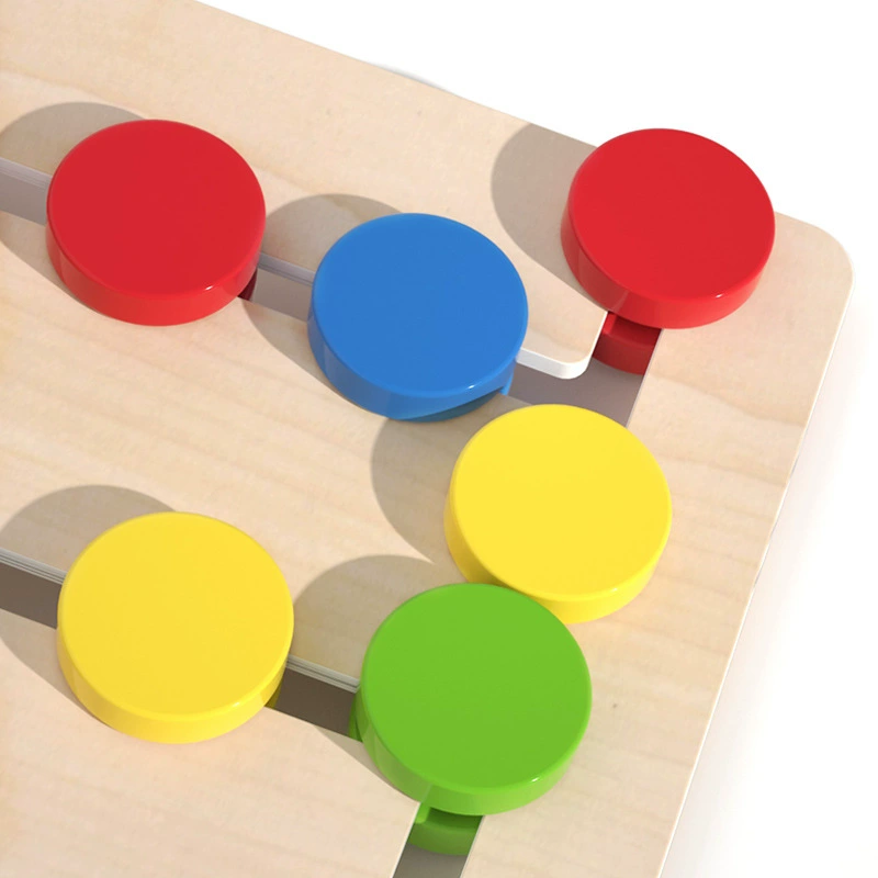 Wooden double-sided logic intellectual toy for training, logical thinking, concentration, early education