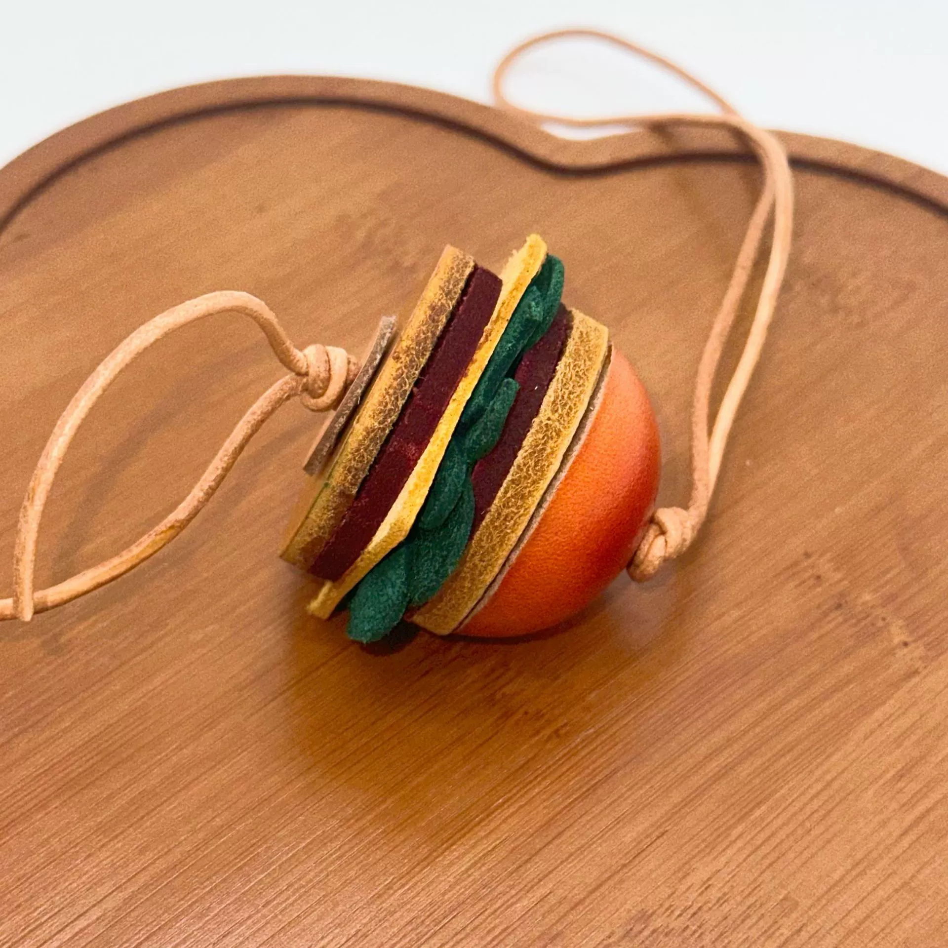 П pendant handmade, брелок, украшение для сумки, аксессуар, натуральная кожа