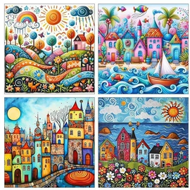 钻石画、皮画