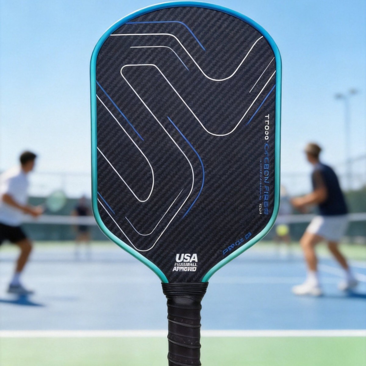 Manufacturer wholesale hot-pressed carbon fiber pickleball rackets, honeycomb panel carbon pickleball rackets, cross-border one-piece molded pickleball rackets