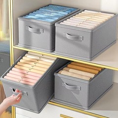不織布収納ボックス折り畳み式厚手pp板家庭用布芸引き出し式衣類ズボン収納ボックス収納ボックス