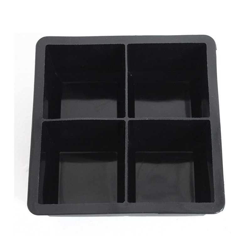 Molde de cubo de hielo de silicona molde de hockey sobre hielo 4 rejilla 4 Bola 6 rejilla 6 Bola 8 rejilla 8 bola caja de hielo cuadrado redondo cubo de hielo molde